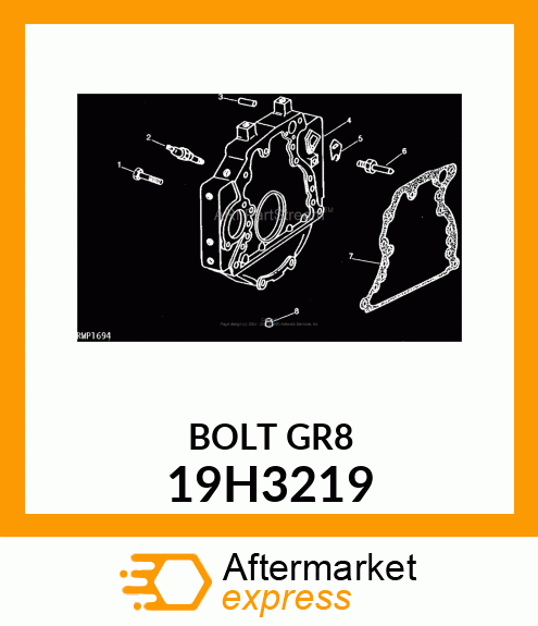 SCREW, HEX HEAD 19H3219