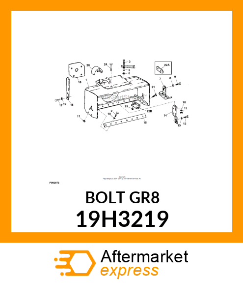 SCREW, HEX HEAD 19H3219