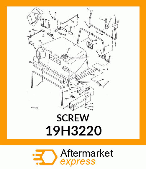 SCREW, HEX HEAD 19H3220