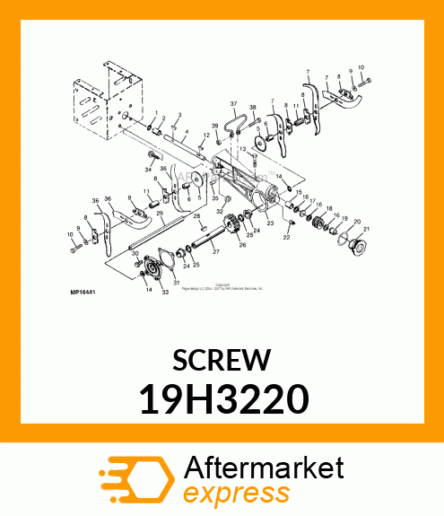 SCREW, HEX HEAD 19H3220