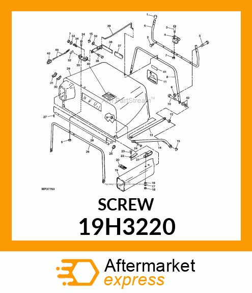 SCREW, HEX HEAD 19H3220