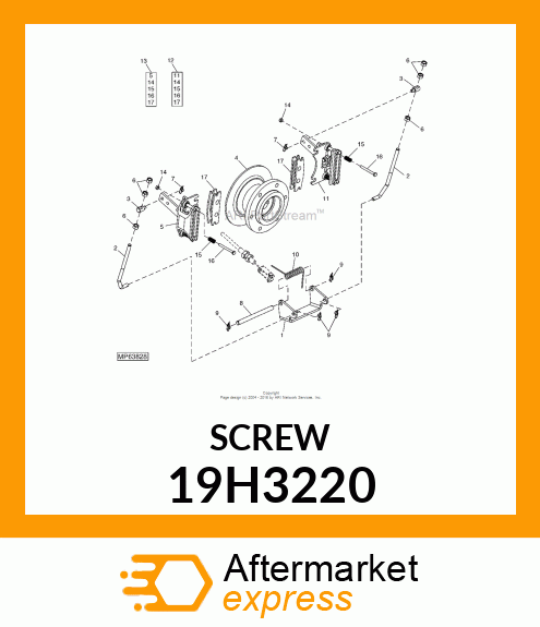 SCREW, HEX HEAD 19H3220