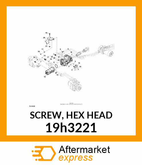 SCREW, HEX HEAD 19h3221