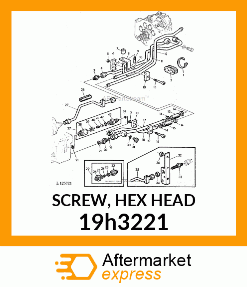 SCREW, HEX HEAD 19h3221