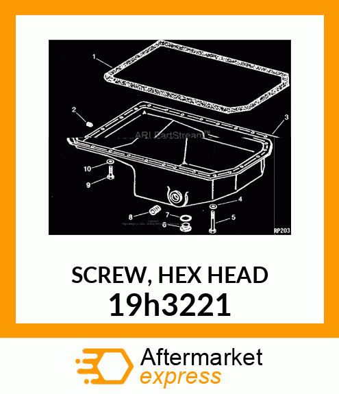 SCREW, HEX HEAD 19h3221