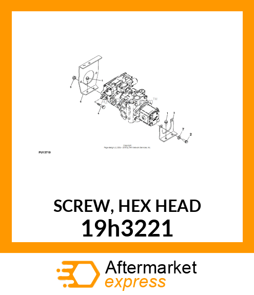 SCREW, HEX HEAD 19h3221