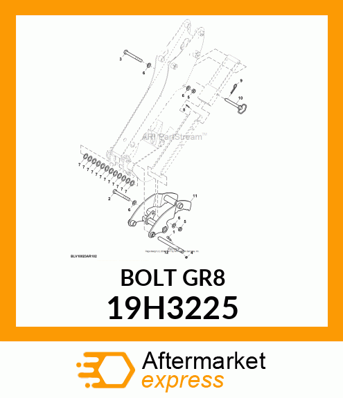 SCREW, HEX HEAD 19H3225