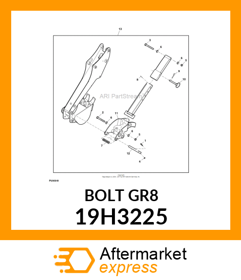 SCREW, HEX HEAD 19H3225