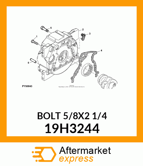 SCREW, HEX HEAD 19H3244