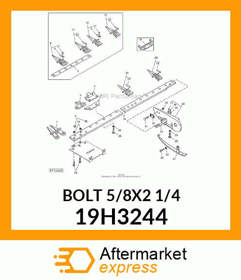 SCREW, HEX HEAD 19H3244