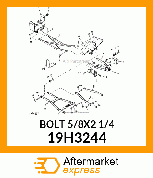 SCREW, HEX HEAD 19H3244