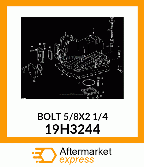 SCREW, HEX HEAD 19H3244