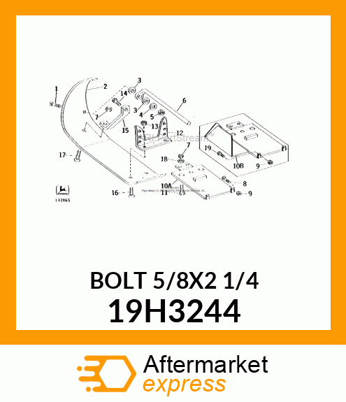 SCREW, HEX HEAD 19H3244