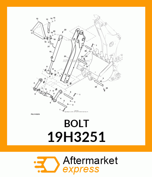 SCREW, HEX HEAD 19H3251