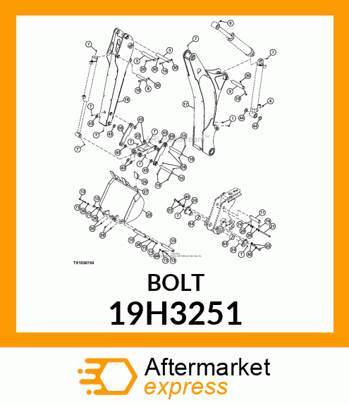 SCREW, HEX HEAD 19H3251