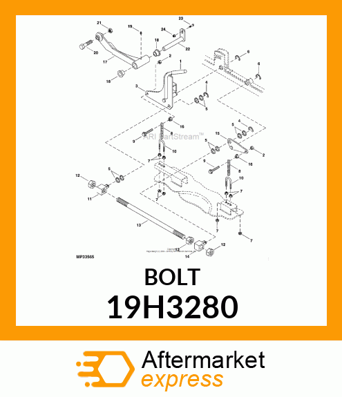 SCREW, HEX HEAD 19H3280