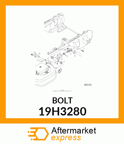 SCREW, HEX HEAD 19H3280