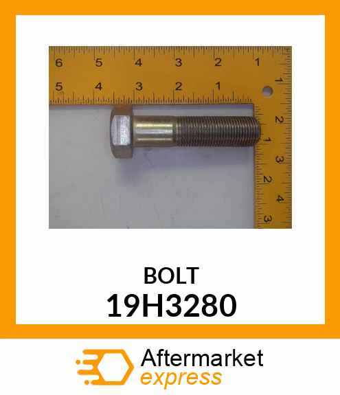 Spare part 19H3280 + SCREW, HEX HEAD