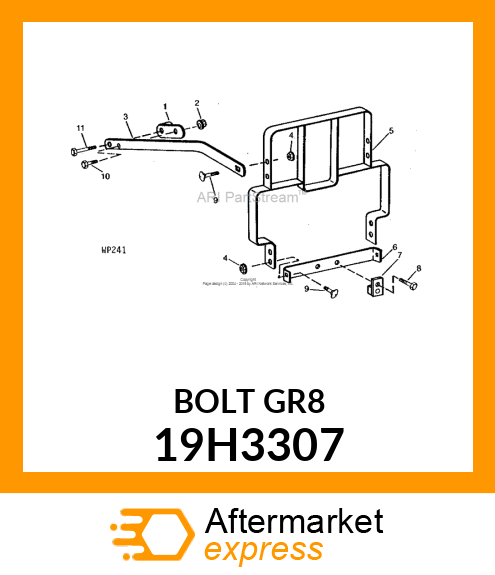 SCREW, HEX HEAD 19H3307