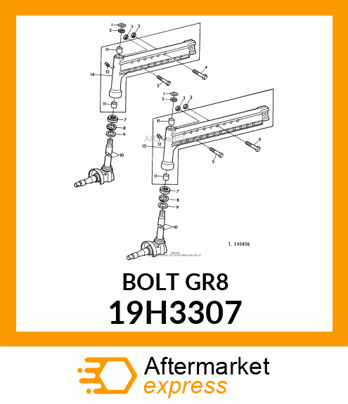 SCREW, HEX HEAD 19H3307