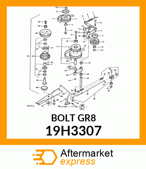 SCREW, HEX HEAD 19H3307