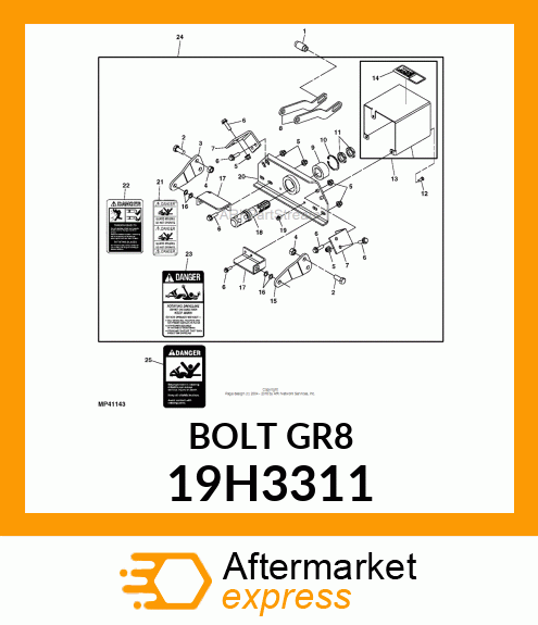 SCREW, HEX HEAD 19H3311