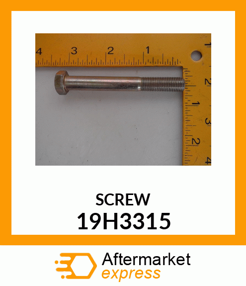 SCREW, HEX HEAD 19H3315