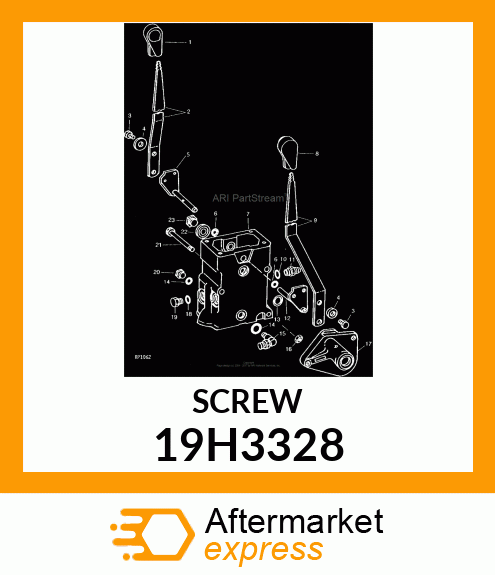 SCREW, HEX HEAD 19H3328