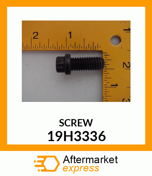 SCREW, 12 POINT FLANGE HEAD 19H3336