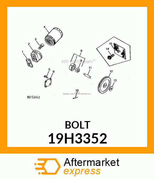 SCREW, HEX SOCKET HEAD 19H3352