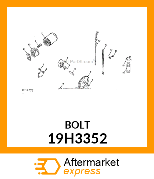 SCREW, HEX SOCKET HEAD 19H3352