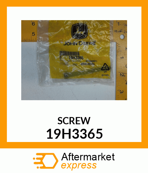 SCREW, HEX SOCKET HEAD 19H3365