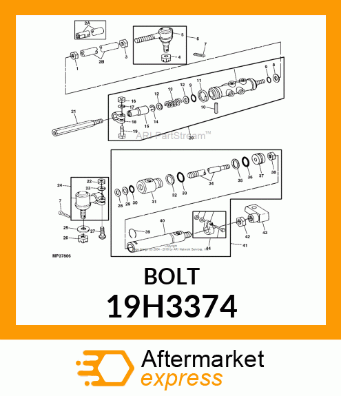 SCREW, HEX HEAD 19H3374