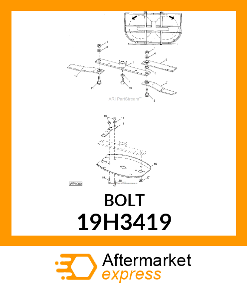 SCREW, HEX HEAD 19H3419