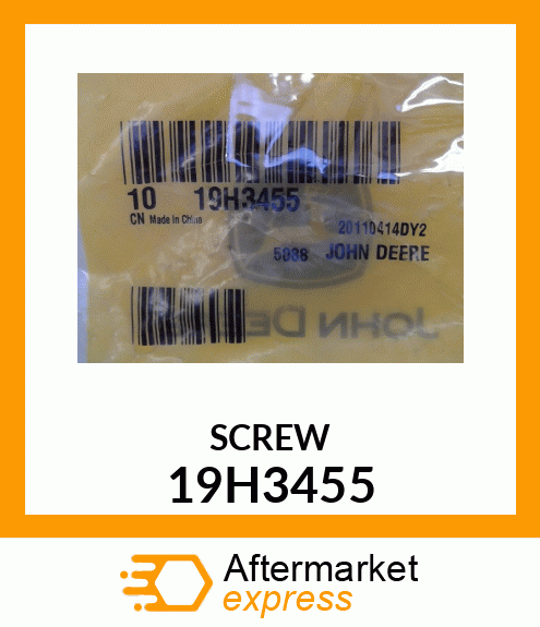 SCREW, HEX HEAD 19H3455