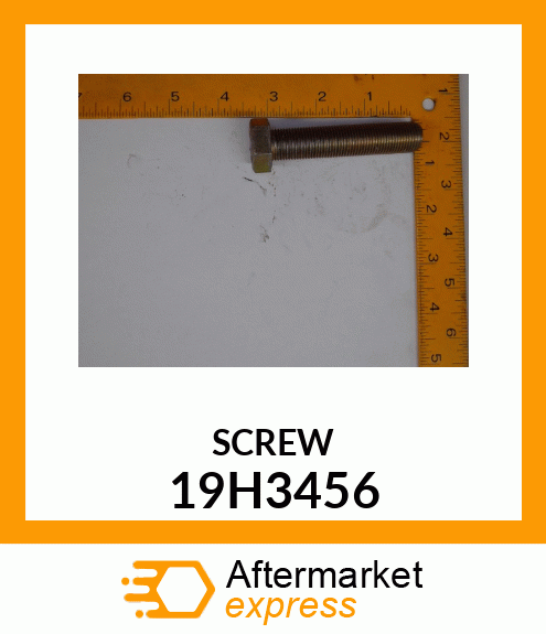 SCREW, HEX HEAD 19H3456