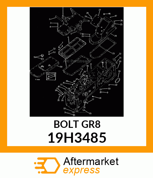 SCREW, HEX HEAD 19H3485