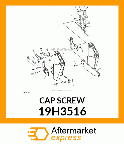 SCREW, HEX FLANGE HEAD 19H3516