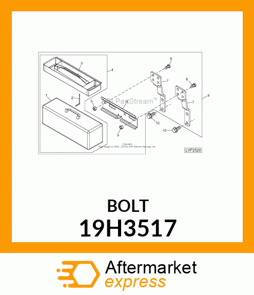 SCREW, HEX FLANGE HEAD 19H3517