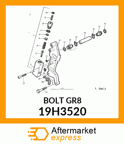 SCREW, HEX HEAD 19H3520