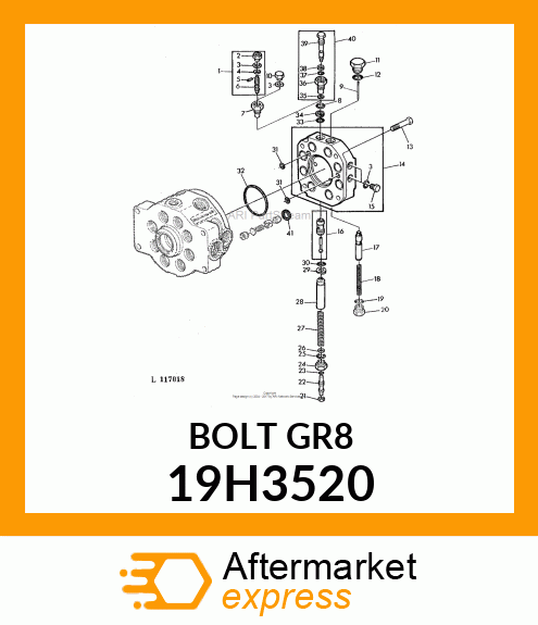 SCREW, HEX HEAD 19H3520