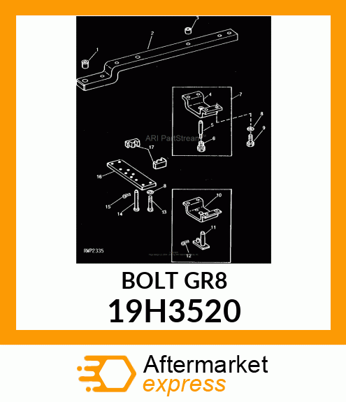 SCREW, HEX HEAD 19H3520