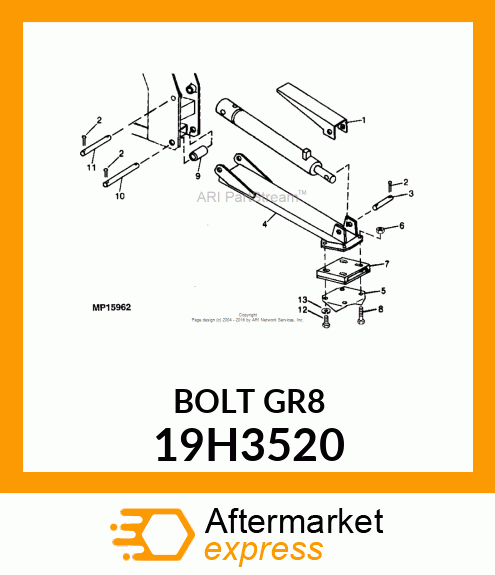 SCREW, HEX HEAD 19H3520