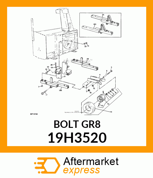 SCREW, HEX HEAD 19H3520