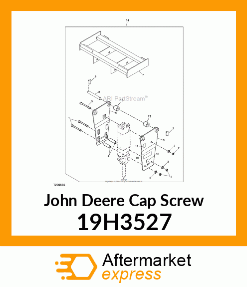 SCREW, HEX HEAD 19H3527