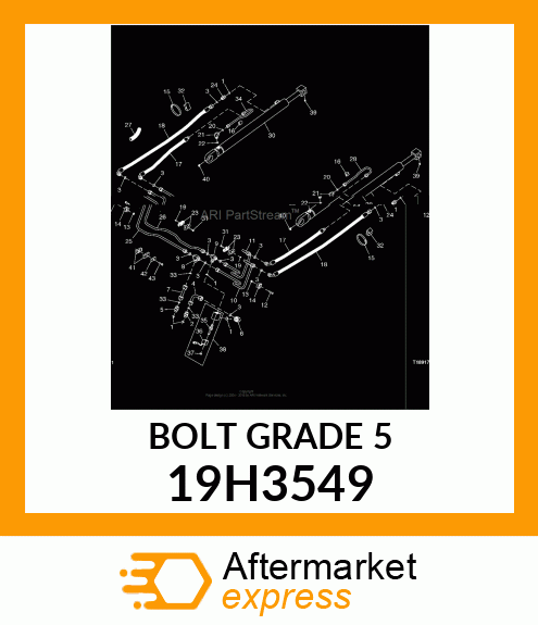 SCREW, HEX FLANGE HEAD 19H3549