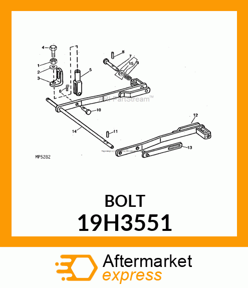 SCREW, HEX HEAD 19H3551