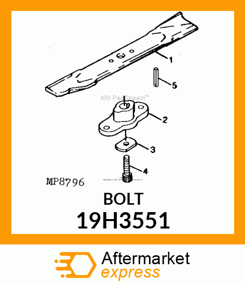 SCREW, HEX HEAD 19H3551