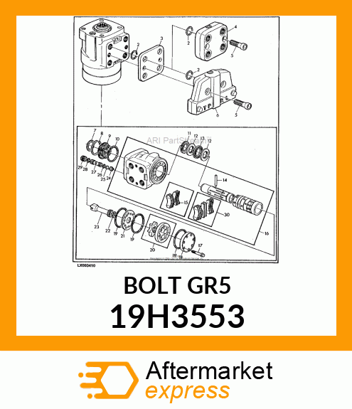 SCREW, HEX SOCKET HEAD 19H3553