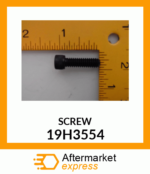 SCREW, HEX SOCKET HEAD 19H3554